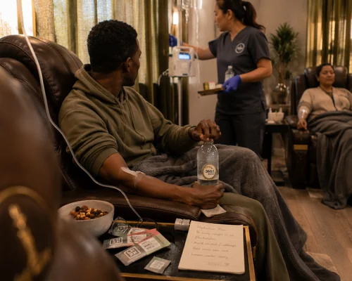 IV treatment space at 360 in Prosper